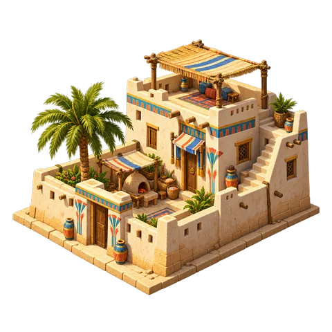 Ancient Egypt: Village house