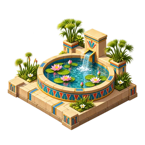 Ancient Egypt: Lotus pool
