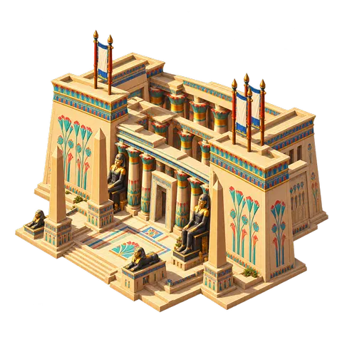 Ancient Egypt: Hall of columns