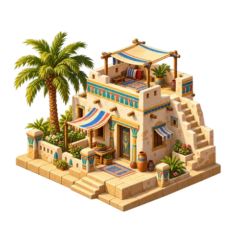 Ancient Egypt: Family house