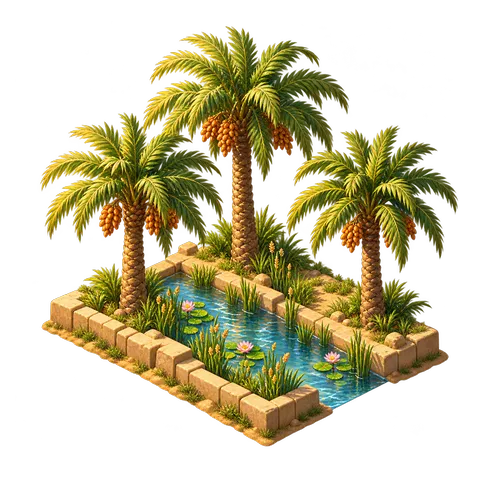 Ancient Egypt: Palm grove
