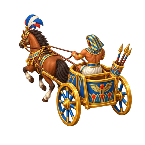 Ancient Egypt: Chariot (back view)