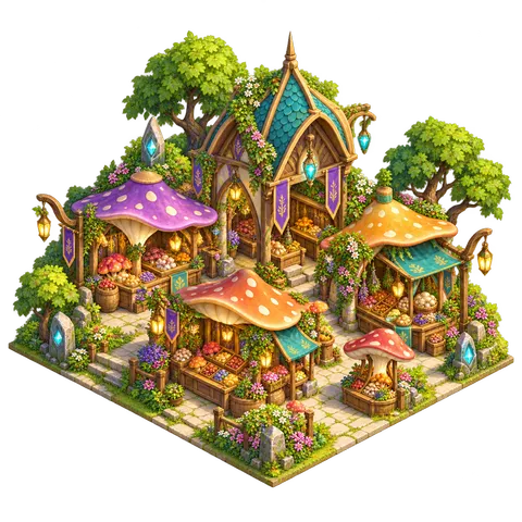 Elven Green World: Canopy market