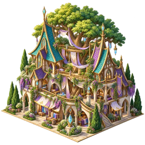 Elven Green World: Market hall