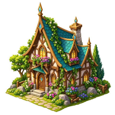 Elven Green World: Cottage