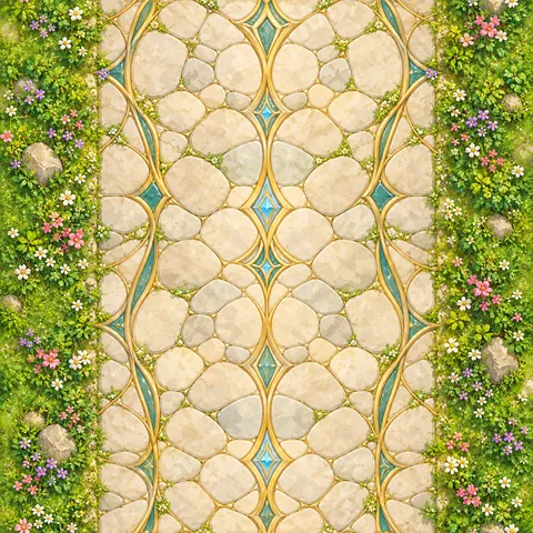 Elven Green World: Ground: road