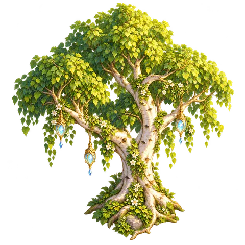 Elven Green World: Lantern tree