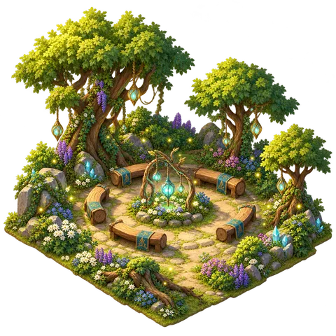 Elven Green World: Gathering circle