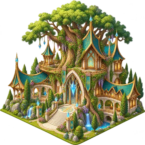 Elven Green World: Grand tree hall