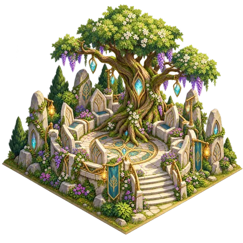 Elven Green World: Council terrace
