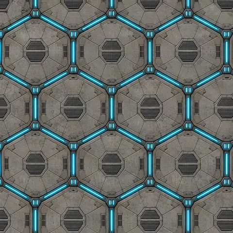 Robotic Future: Ground: plaza paving