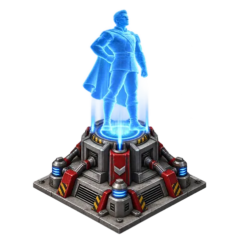 Robotic Future: Hologram statue