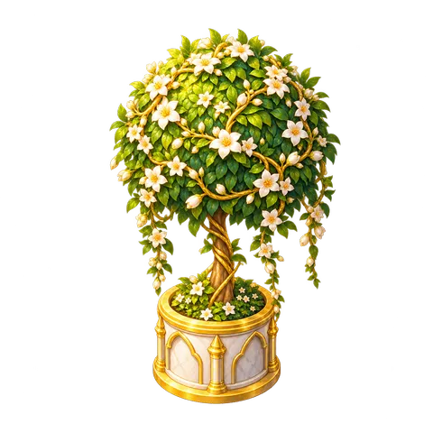 Heavenly City: Tree of flowering vines