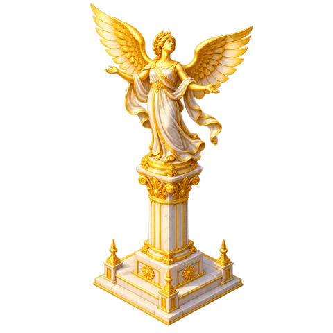 Heavenly City: Angel statue