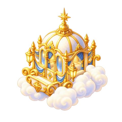 Heavenly City: Cloud carriage (back view)