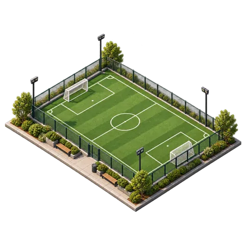 Modern Town: Sports field