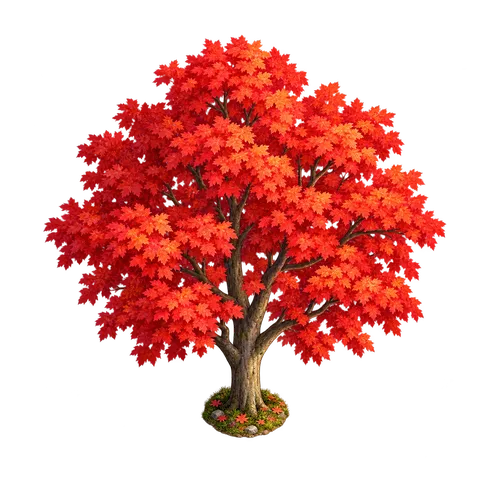 Modern Town: Red maple