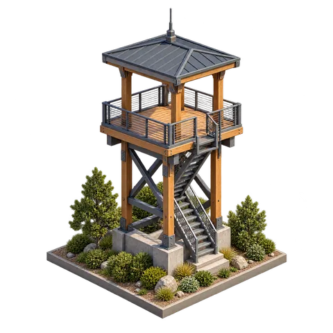 Modern Town: Lookout tower
