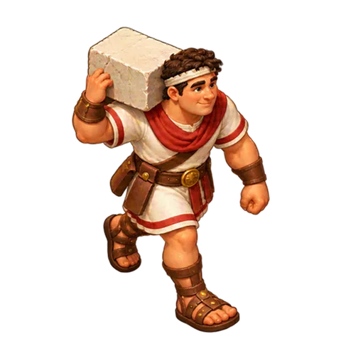 Ancient Rome: Stone carrier
