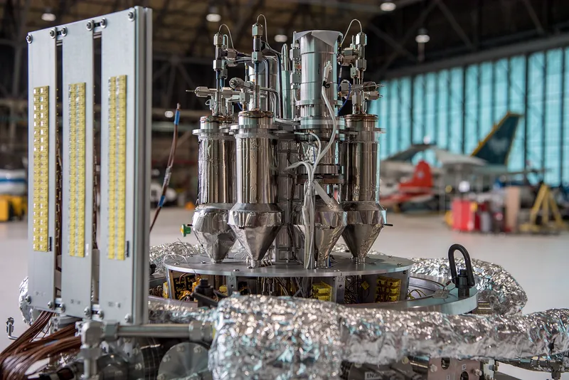 The Kilopower reactor experiment (KRUSTY), tested by NASA and the US Department of Energy in 2018.