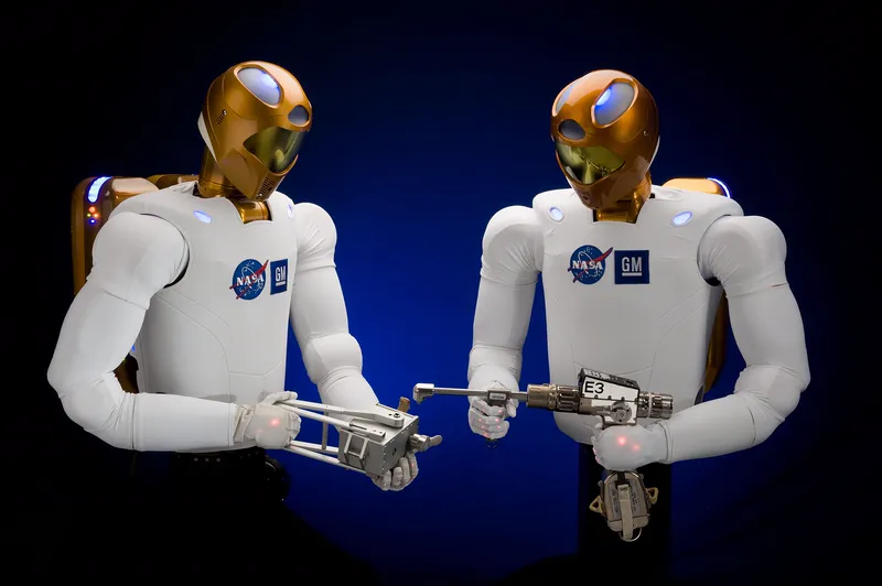 Robonaut 2, a humanoid robot tested on the space station.