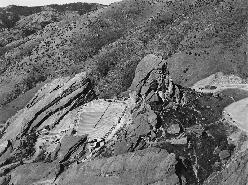 Red Rocks Amphitheatre near Denver, Colorado, in 1941.