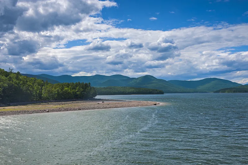 The Ashokan Reservoir in the Catskill Mountains, part of New York City's protected water supply.