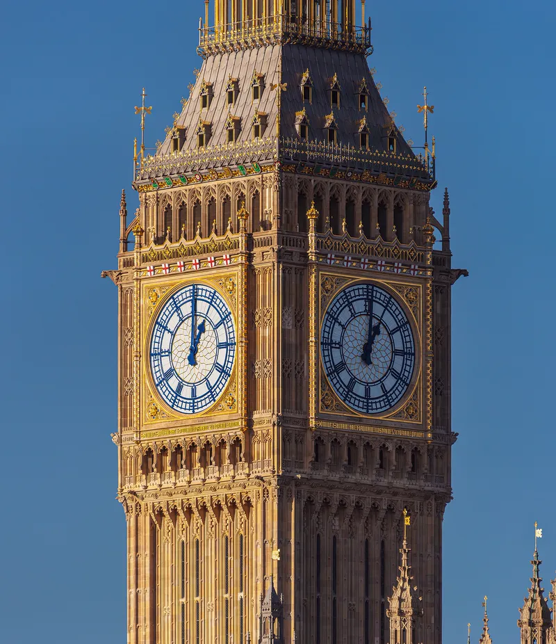The Elizabeth Tower in London, home of the bell known as Big Ben.