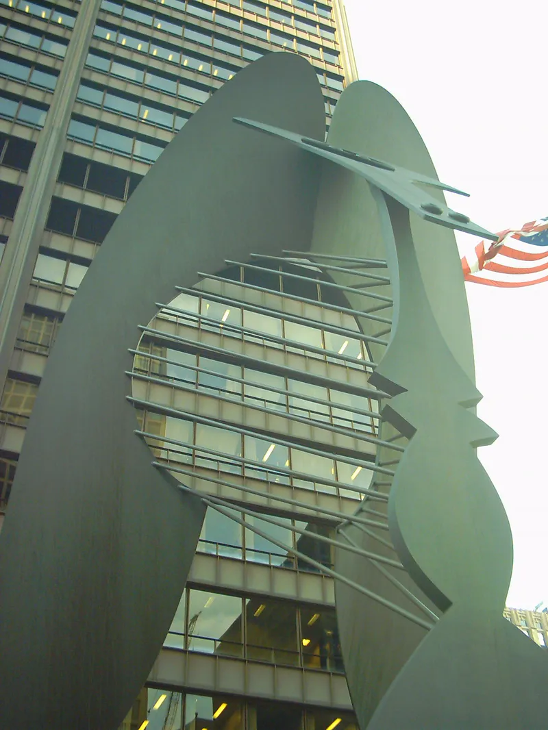 The untitled Picasso sculpture in Chicago's Daley Plaza (1967).