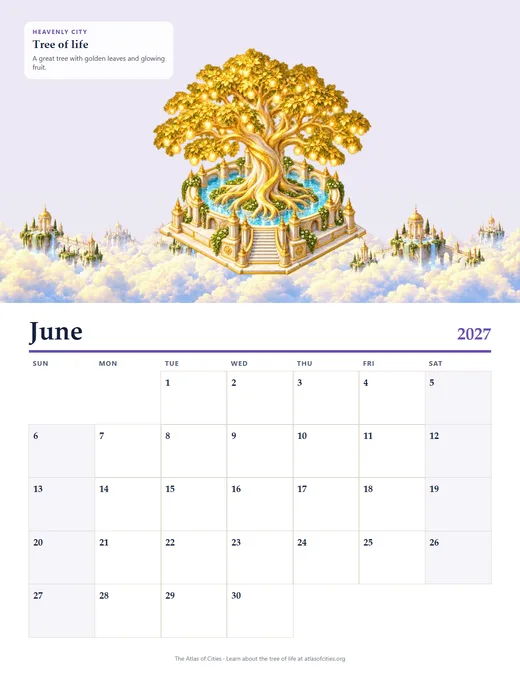 June 2027: the tree of life above the clouds.